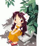 透明flash女孩动画