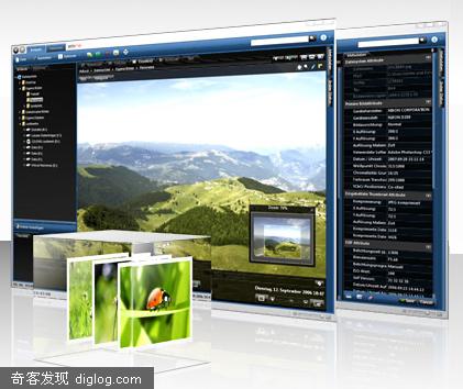 pictomio 华丽的图像管理浏览软件