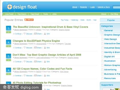 Design Float-������digg��վ