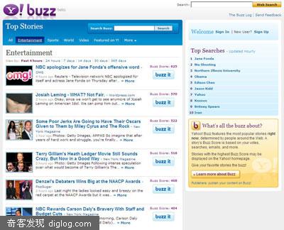 Yahoo! Buzz ����4���׳�Digg