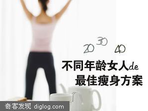 不同年龄女人的最佳瘦身方案 - 减肥宝典/减肥方法网
