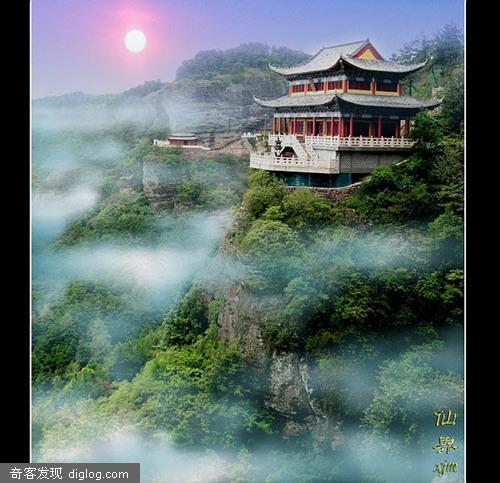 Photoshop给风景照加烟雾弥漫特效