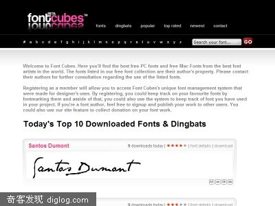 FontCubes-免费英文字体下载