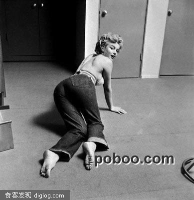 poboo 图片  玛丽莲梦露的情色照 - Poboo.com
