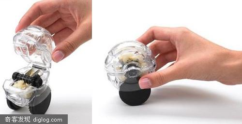 趣味大蒜粉碎器