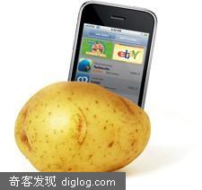 苹果3G iPhone手机包装盒使用土豆淀粉制造
