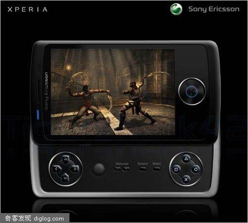 索爱 psp 概念 手机  不仅是PSP！索爱XPERIA全能概念手机(组图)