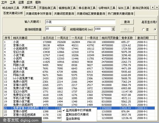 百度相关搜索百度相关关键词查询最新地址，强大的SEO工具