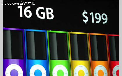 最薄的iPod - 苹果iPod nano第四代