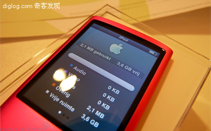 苹果在欧洲出售4GB版本的新一代iPod Nano