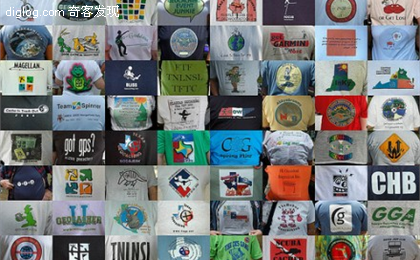 T-shirt  40个T-shirt设计与展示网站