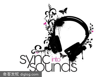 音乐logo设计  40个音乐创意logo设计