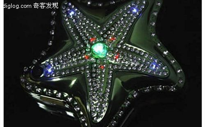 钻石手机  造型特别的海星钻石手机----创意产品---酷品网