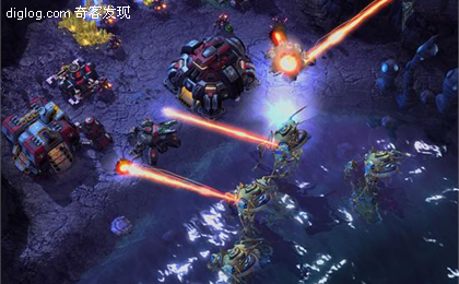 游戏 《星际争霸2》 截图 单位 设定  [组图]《星际争霸2》最新截图及单位设定图样