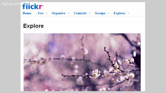flickr  Flickr允许免费用户上传视频内容
