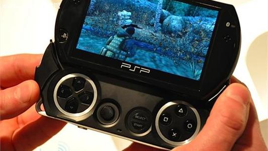 索尼最新滑盖掌机PSP Go真机赏(组图)
