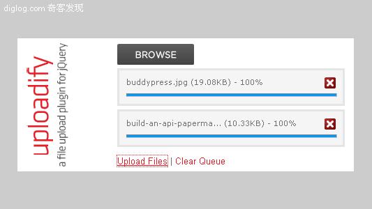 jquery web开发 jquery插件 文件上传  易用的JQuery上传插件Uploadify