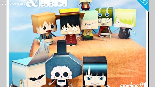 创意 纸模 设计 动漫 海贼王 不能错过的onepiece 海贼王角色全套纸模下载