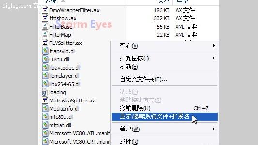 一键 隐藏文件扩展名 系统文件  ShowHidden - 一键隐藏文件扩展名和系统文件