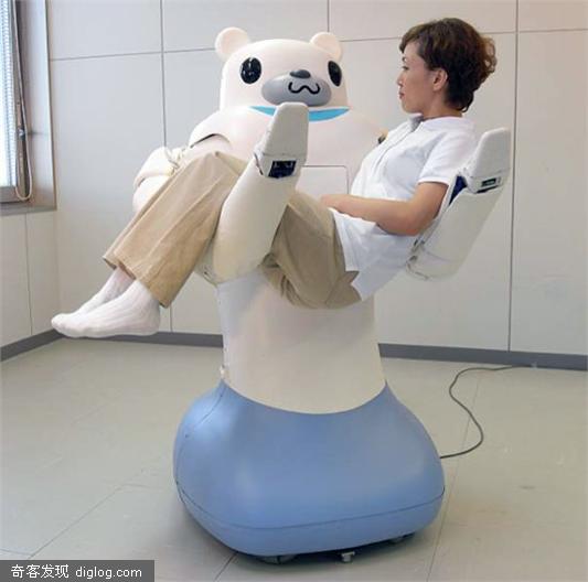 机器人 科学  机器熊保姆RIBA