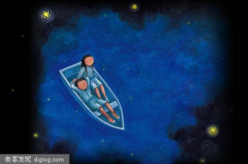 几米 星空 插画 读书  灿烂又寂寞：几米的《星空》