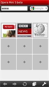 Opera Mini 5 Beta 发布 (组图)