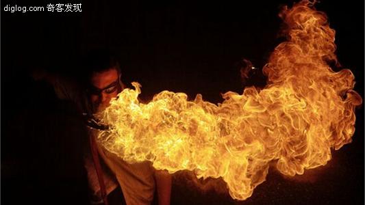 图片 火 摄影  The power of fire！