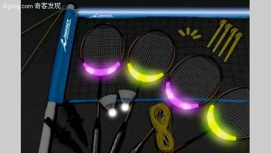 LED羽毛球  LED羽毛球套装---创意产品----酷品网